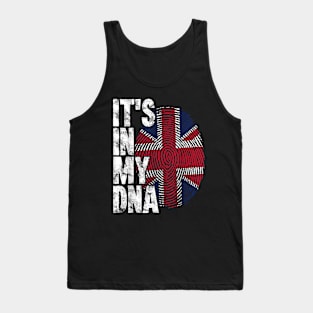 IT'S IN MY DNA British Flag England UK Britain Union Jack Tank Top